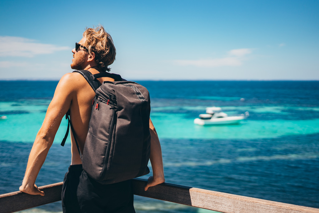 Marcus Sätherström på Rottnest Island, Australien